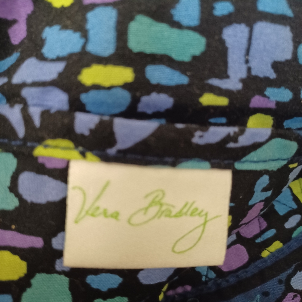 Vera Bradley blue floral tote bag - Picture 3 of 5